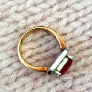 3-carat 18K ruby diamond ring @SelectionCoste.com