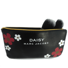 Marc Jacobs Black Daisy Pouch