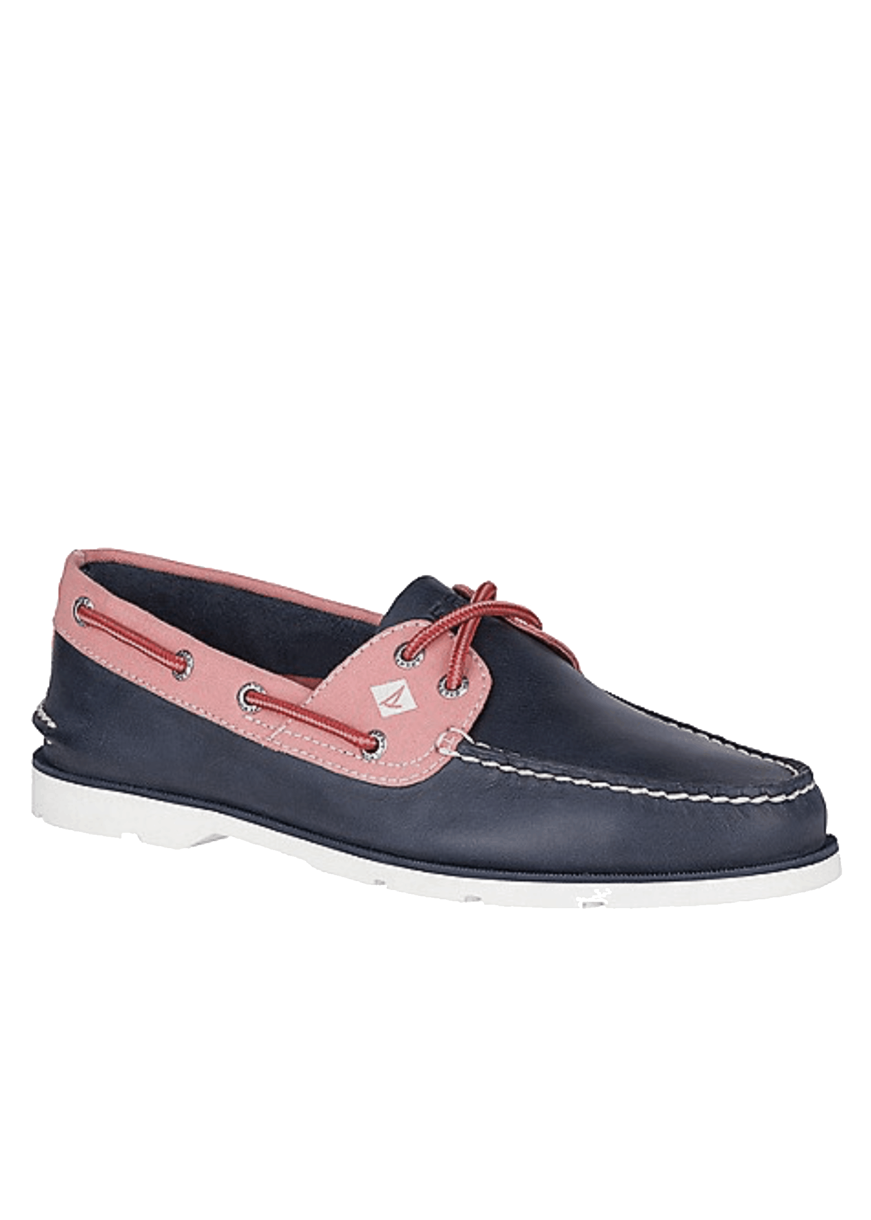 Sperry Pink Navy Leather Boat Shoes - Selection Coste