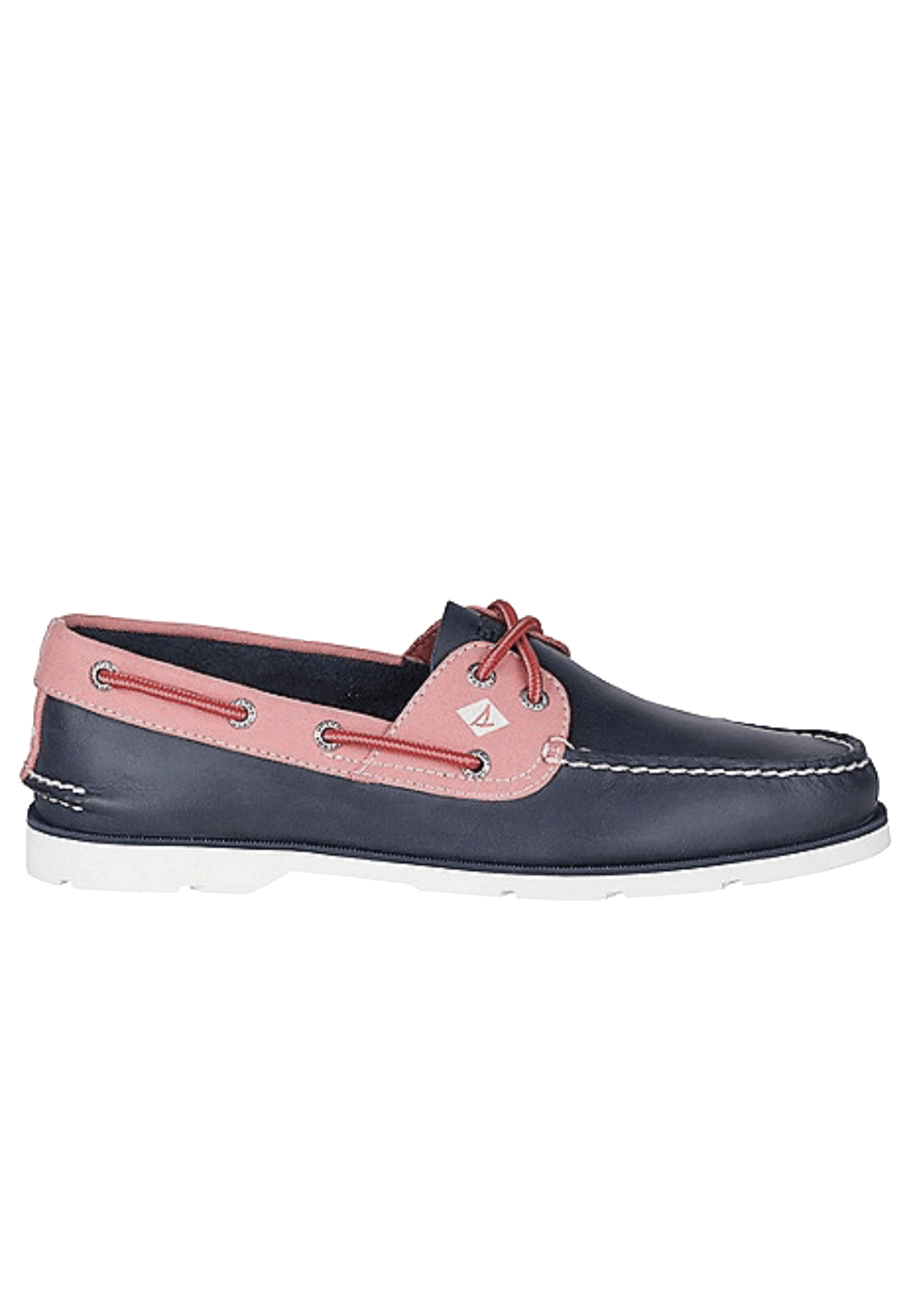 Sperry Pink Navy Leather Boat Shoes - Selection Coste