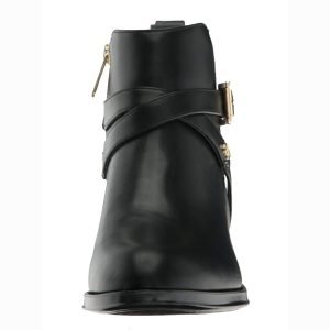 Tommy-Hilfiger-Black-Ankle-Booties