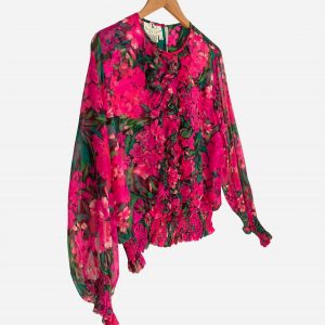 flora-kung-Mette-print-silk-blouse