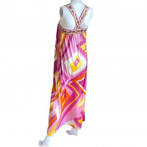 flora-kung-apollina-pink-yellow-silk-boho-maxi-mixed-print-dress