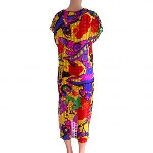 flora-kung-Psychedelic-Modern-Art-Printed-Silk-tunic