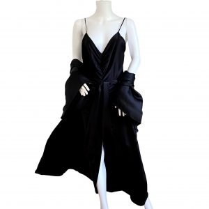 flora-kung-black-silk-satin-gown-and-furisode-kimono-set-