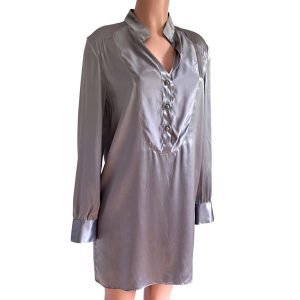 flora-kung-gray-silk-satin-tunic-dress