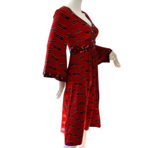 red-print-boho-flora-kung-silk-dress