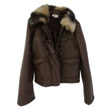 Romeo-Juliet-Couture-Brown-bomber-jacket