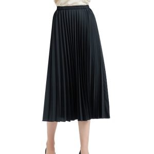 dark-navy-classic-pleated-midi-skirt