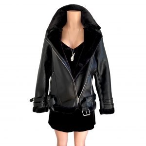 black-leather-shearling-bomber-moto-jacket