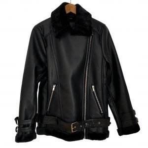 black-vegan-leather-shearling-bomber-moto-jacket