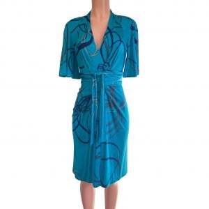 flora-kung-peacock-blue-ribbon-print-silk-jersey-dress