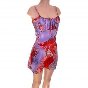 flora-kung-boho-print-purple-red-mini-silk-slip-dress