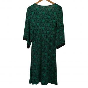 flora-kung-emerald-green-kimono-silk-shift-dress