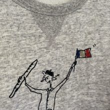 ines-de-la-fressange-paris-logo-french-heather-gray-uniqlo-sweatshirt